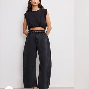 Good American Good Extreme Barrel Jeans